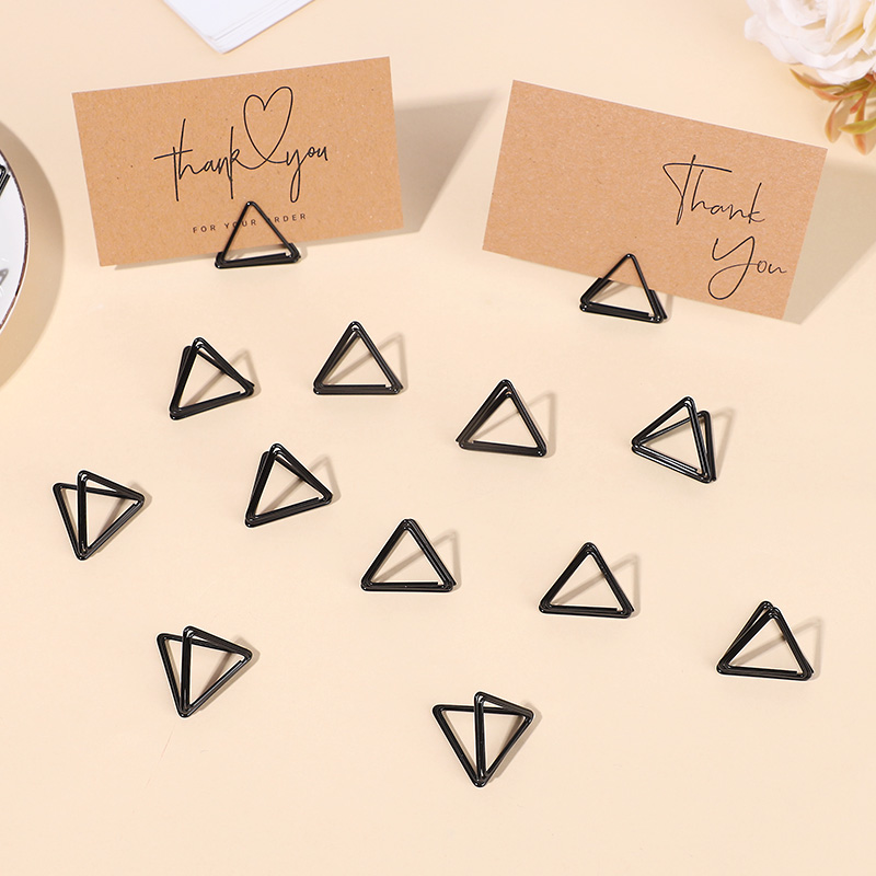 Table Number Gold - 10 supports de cartes de table