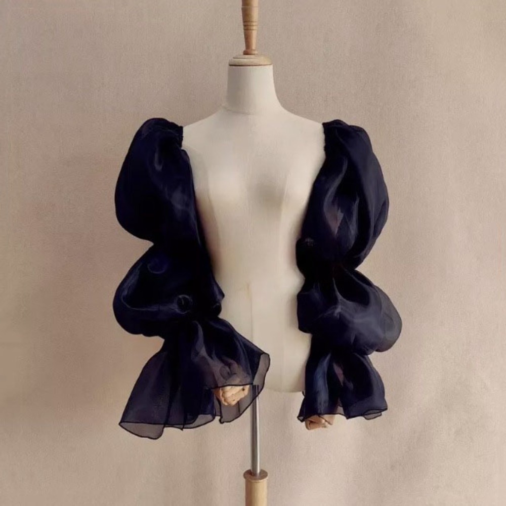 Wedding Dress Supply - Robe de soirée élégante, manches bouffantes,