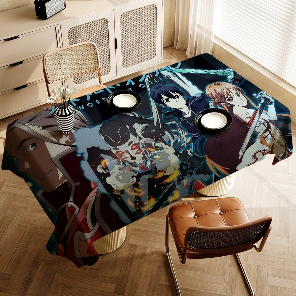 Wedding Supply Online - Nappe rectangulaire imperméable, dessin animé Sword