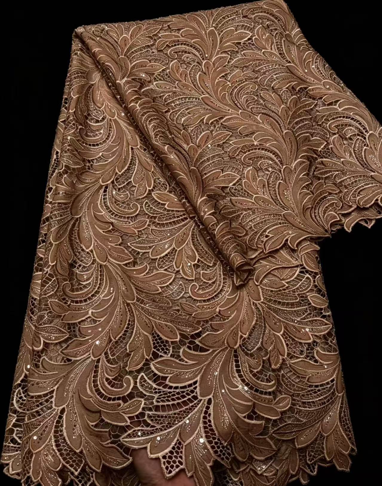 Wedding Dress Supply - Tissu de dentelle guipure nigériane 2026