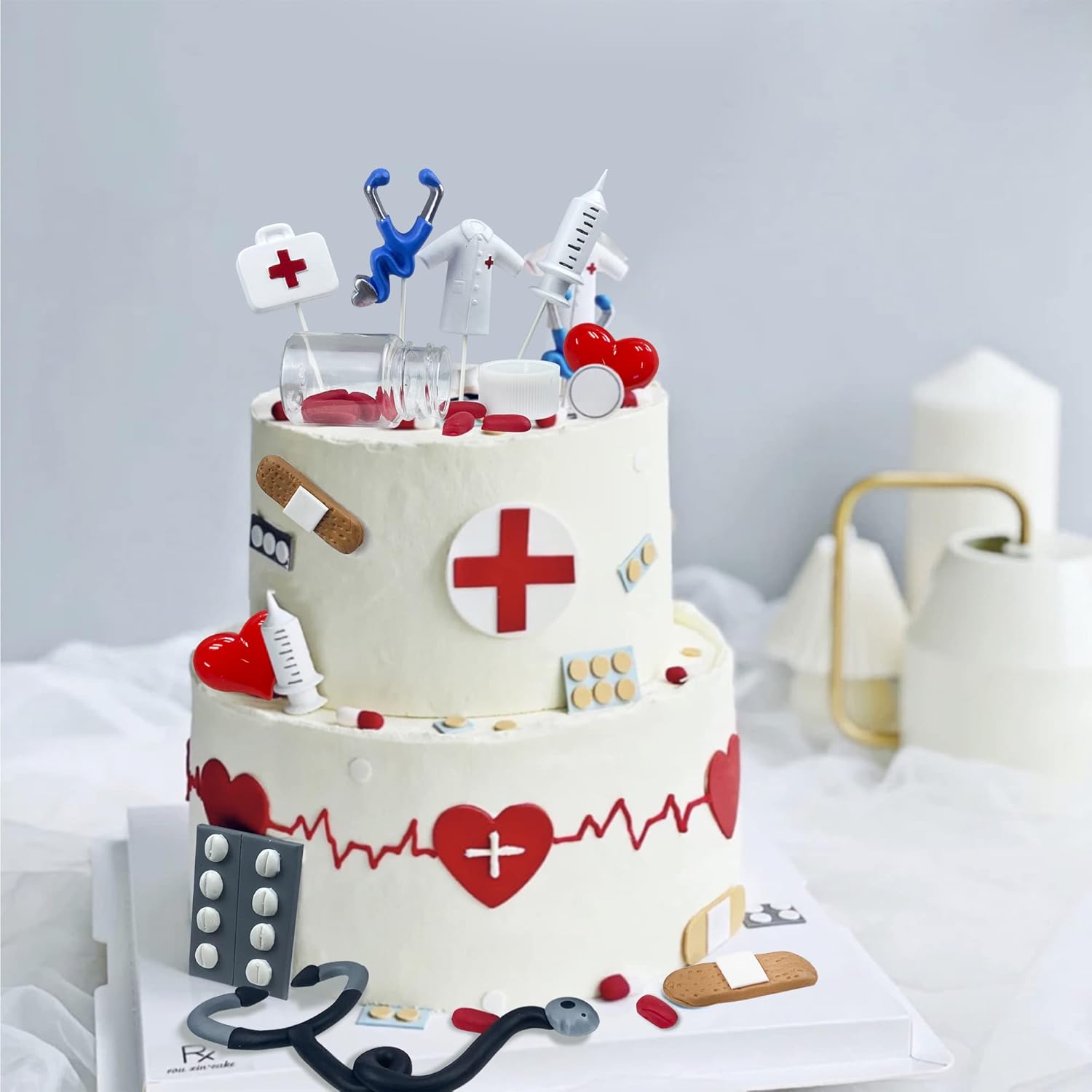 Décoration de gâteau d'infirmi - Wedding Cake Supply avis et prix
