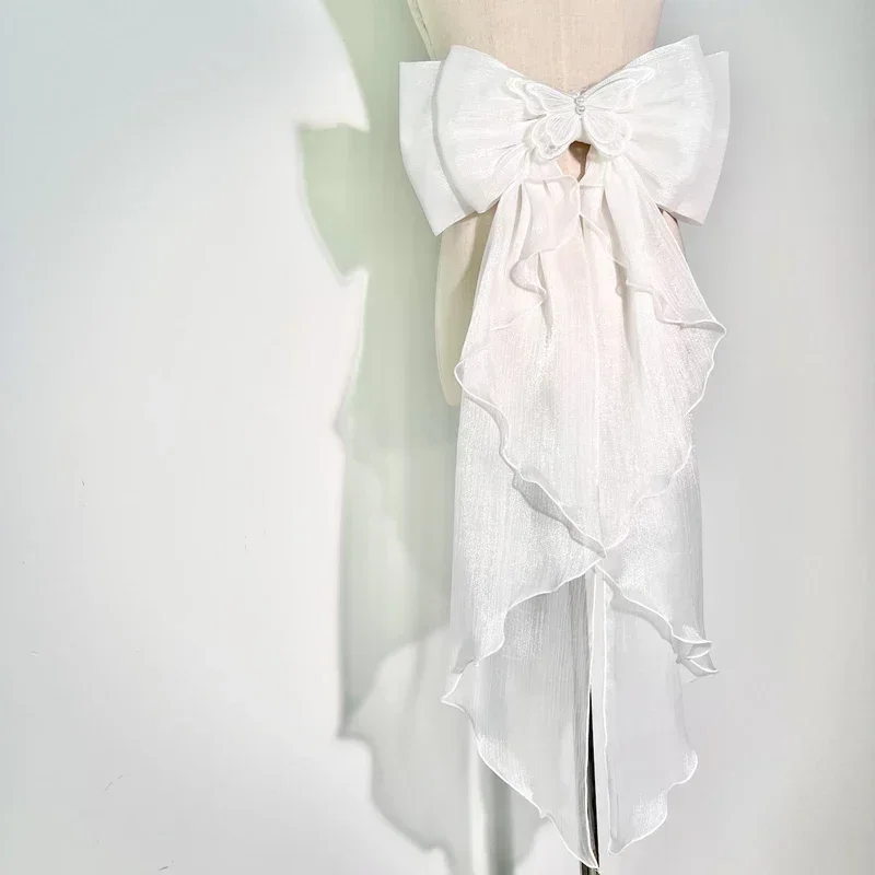 Arc traînant en soie brillante - Wedding Dress Supply avis et prix