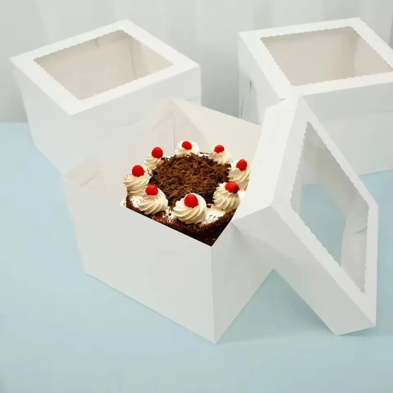 Boîtes à gâteaux jetables blan - Wedding Cake Supply avis et prix