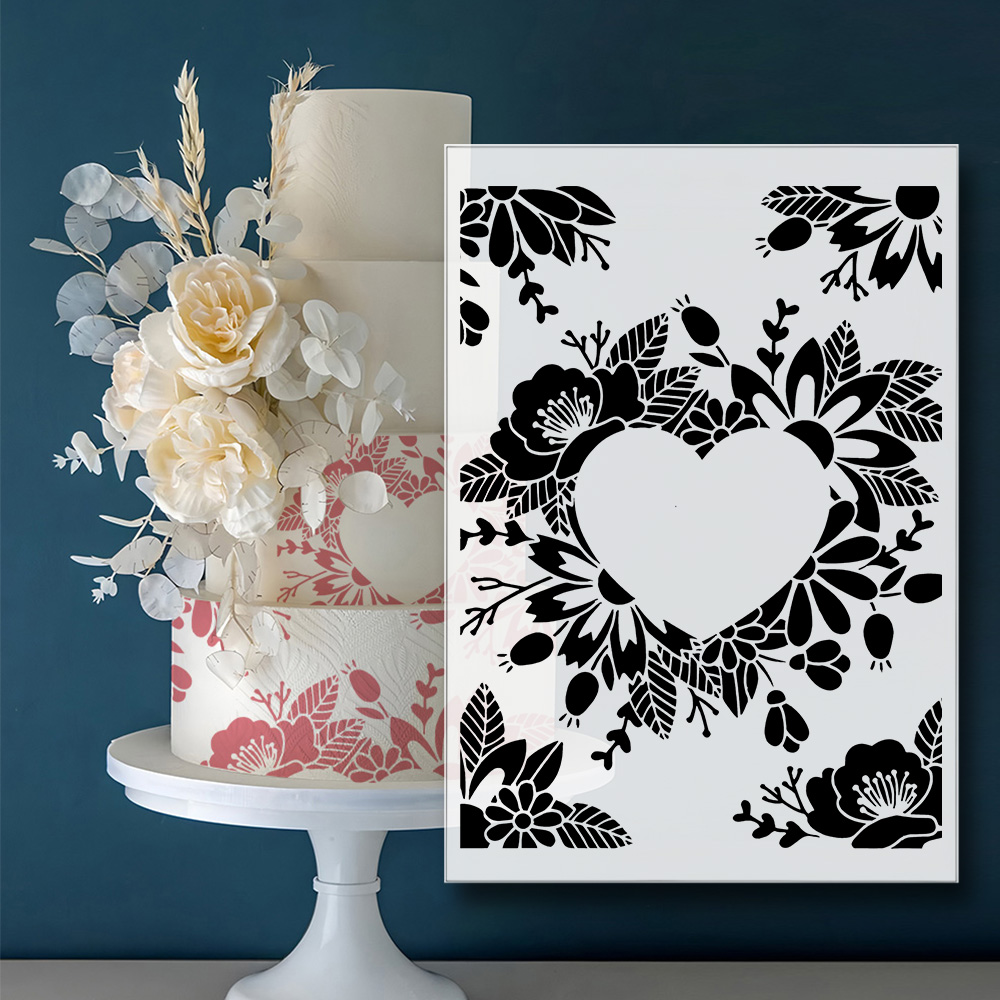 Pochoir à gâteau multi-motifs  - Wedding Cake Supply avis et prix