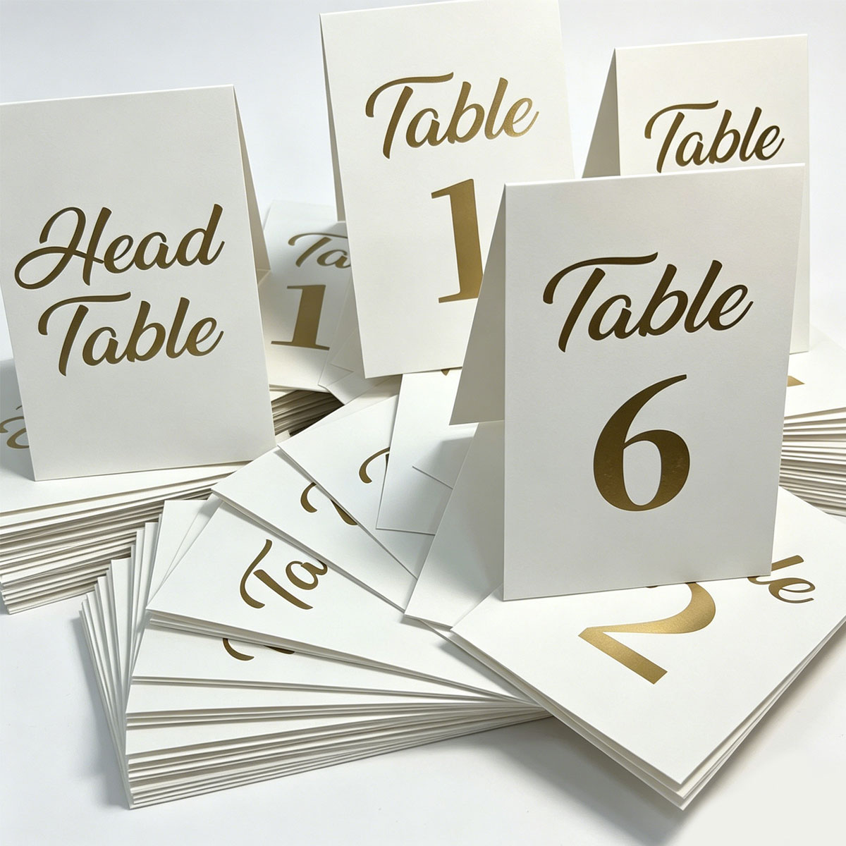 1 ensemble de cartes numérotée - Table Number Gold avis et prix