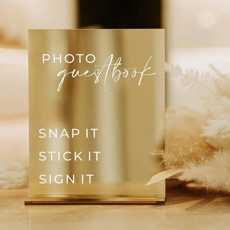Panneaux de mariage miroir rec - Table Number Gold avis et prix
