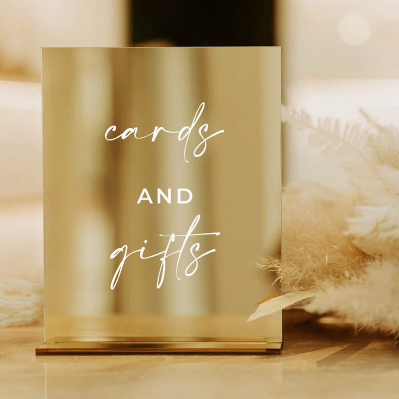 Panneaux de mariage miroir rec - Table Number Gold avis et prix