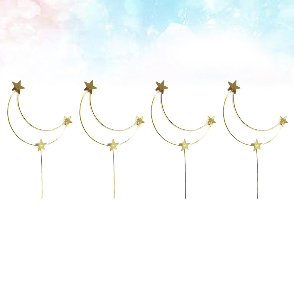 4 décorations de gâteau Lune e - Wedding Cake Supply avis et prix