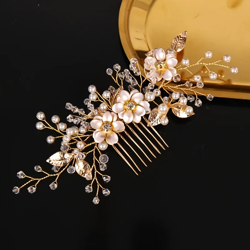 Peigne à cheveux en or fait à  - Wedding Supply Store avis et prix